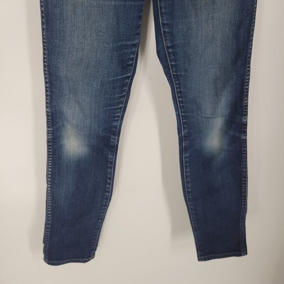 Madewell Hayes Wash 10" High Riser Skinny Skinny Jeans 24 - Picture 3 of 9